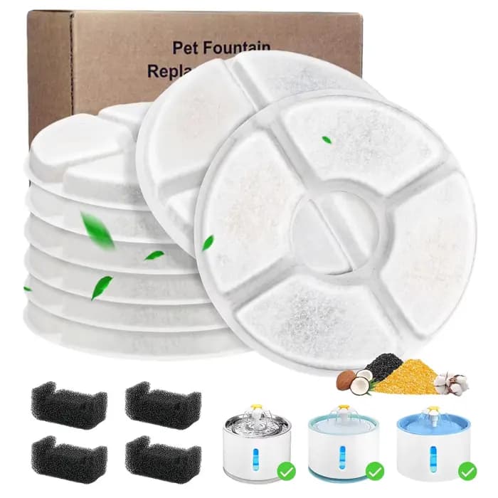 Remplacement du filtre de fontaine d'eau pour chat
