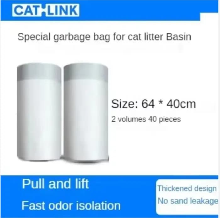 Sac poubelle de toilette pour chat