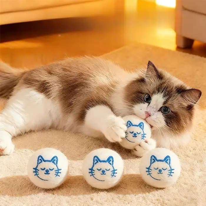  Jouet pour chaton en laine