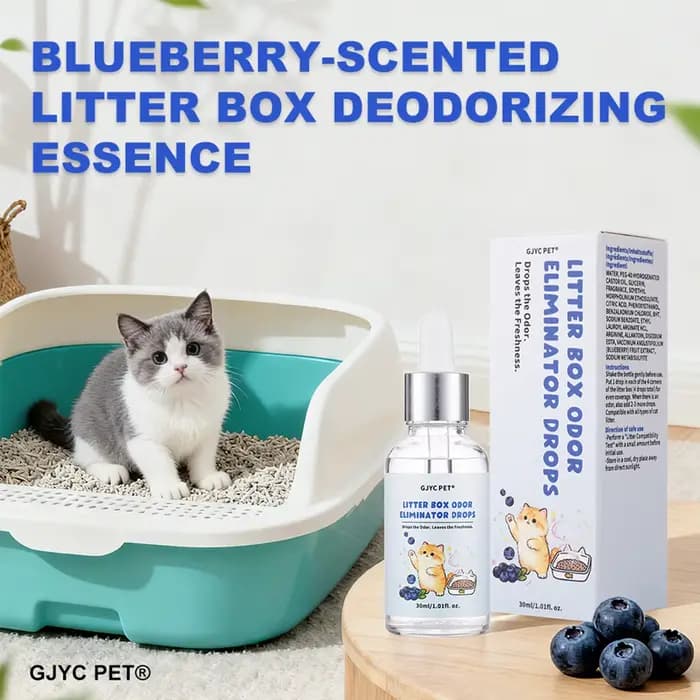 Éliminateur d'odeurs pour litière de chat à base de plantes