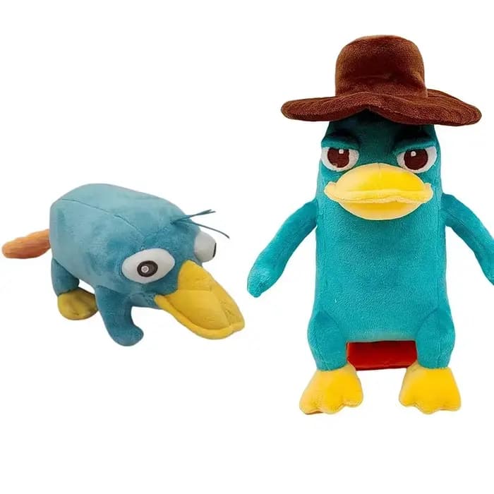 Peluche mignonne de Perry l'oiseau-chat