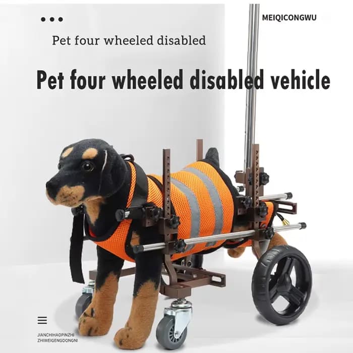 HarNISSAN-Poussette à quatre roues pour animaux de compagnie, accessoires d'entraînement pour chiots, pattes de chien, tout pour handicap, fournitures pour chiots, accessoire de comportement