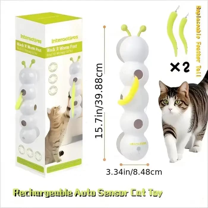 Jouet automatique pour chat avec capteur