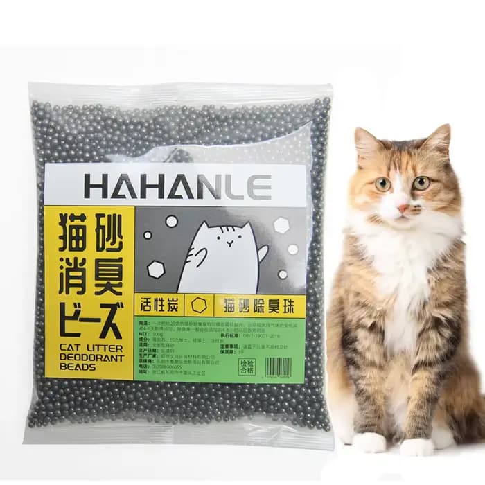 Perles désodorisantes pour litière pour chat