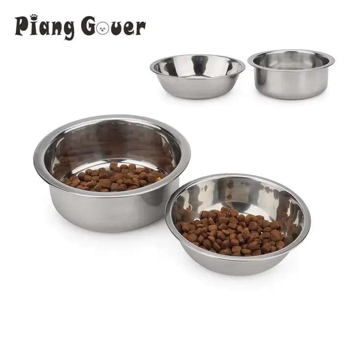 Bol en métal pour chien et chat