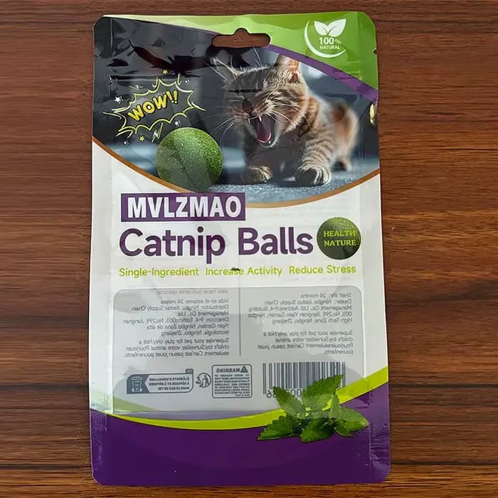 Jouets à la menthe, boule d'herbe à chat comestible