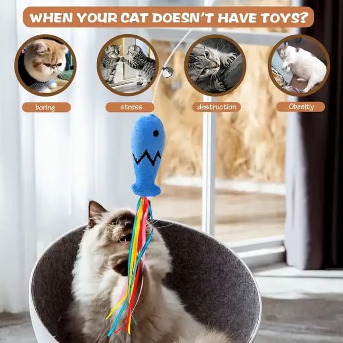 Jouet de baguette de chat de mode