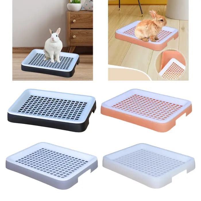 Plateau à litière pour lapin