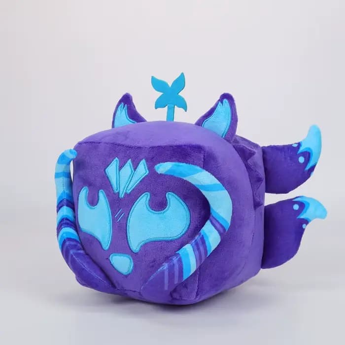 Jouet en peluche renard violet amusant