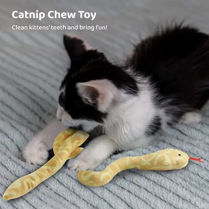 Jouets serpent à pince pour chat