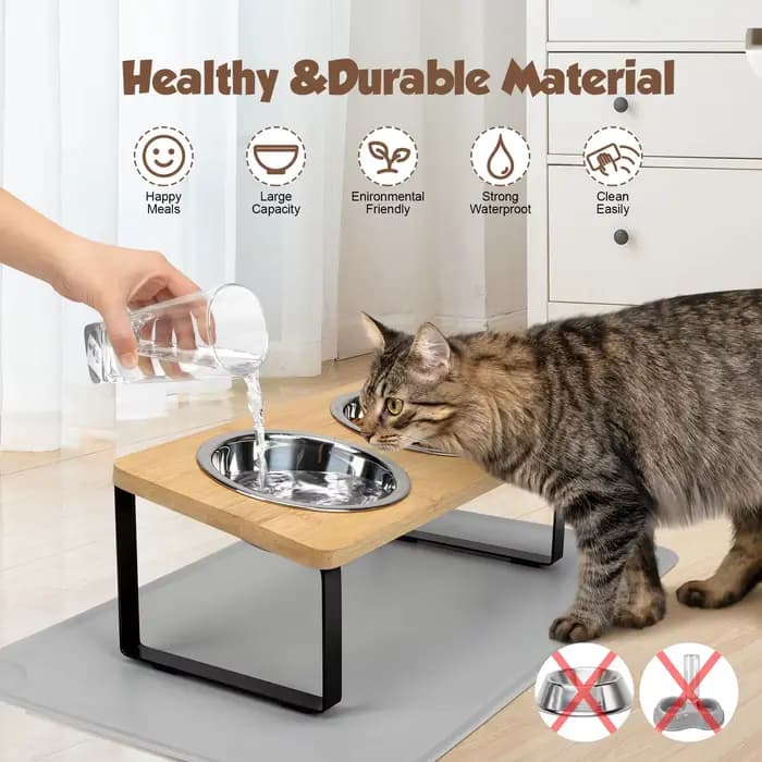Bol surélevé pour chat