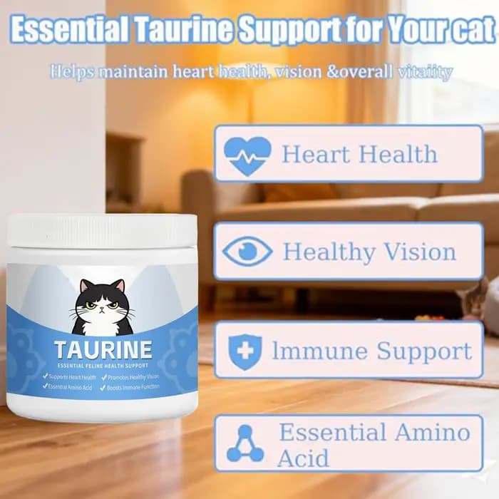Compléments alimentaires pour chats en poudre hydrosoluble pour la santé cardiaque