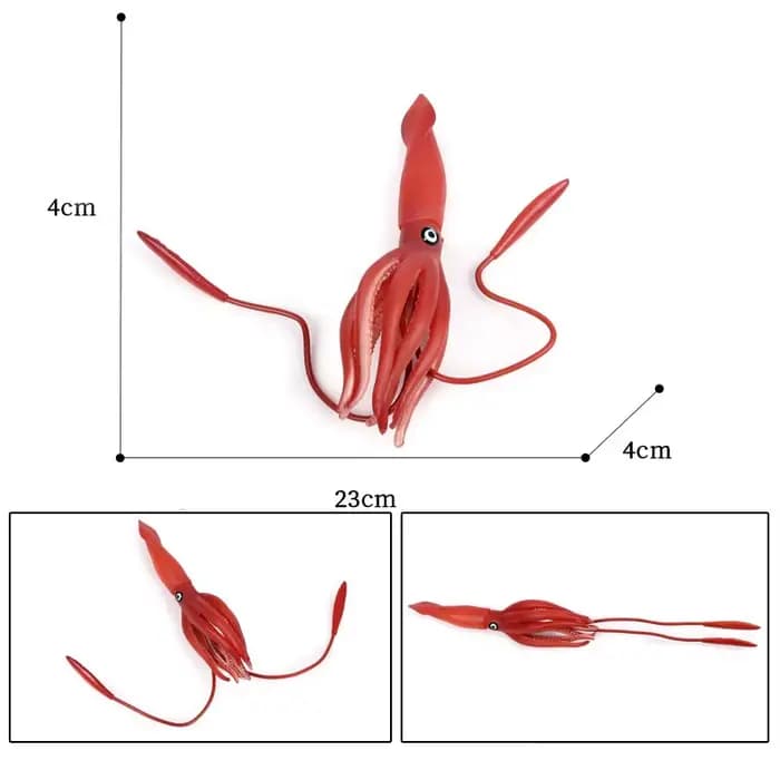 Nouveau modèle d'animaux marins Figurines jouet Simulation calmar poulpe crevette étoile de mer figurines d'action réalistes enfants jouet éducatif cadeau