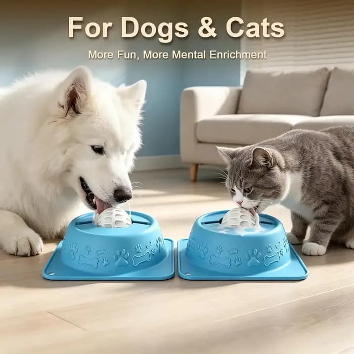 Bol à lécher pour animaux de compagnie