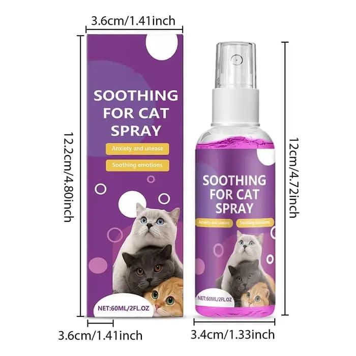 Spray calmant pour animaux de compagnie