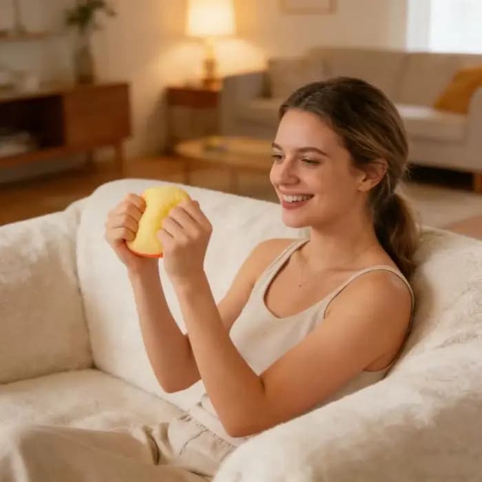 Jouet anti-Stress en forme pain grillé