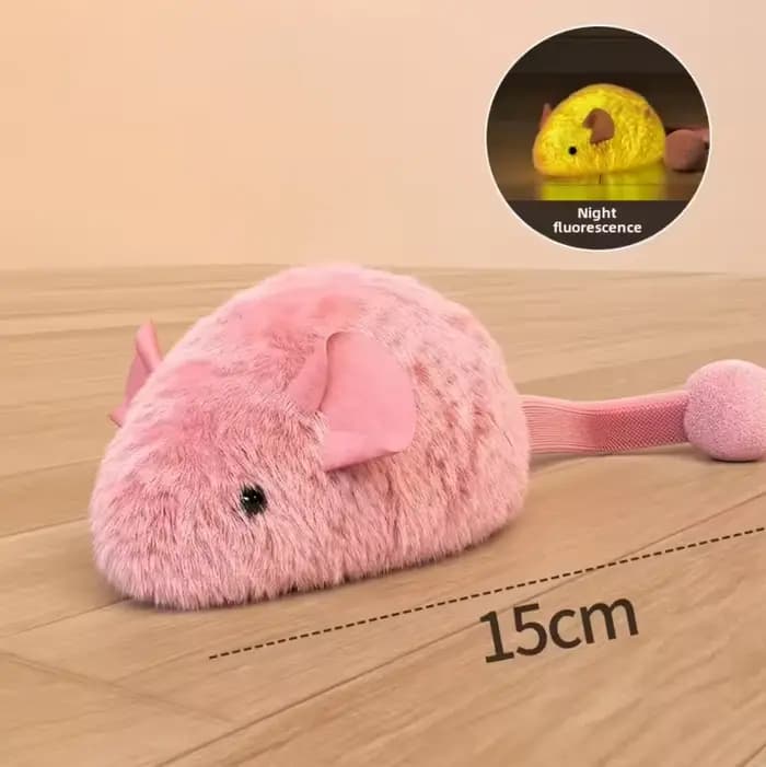 Jouets interactifs en peluche pour chat
