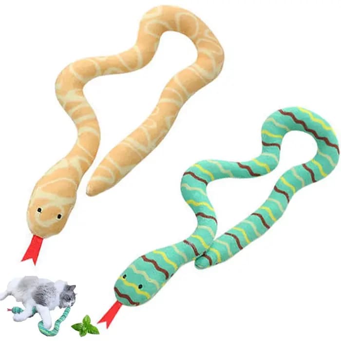 Jouets serpent à pince pour chat