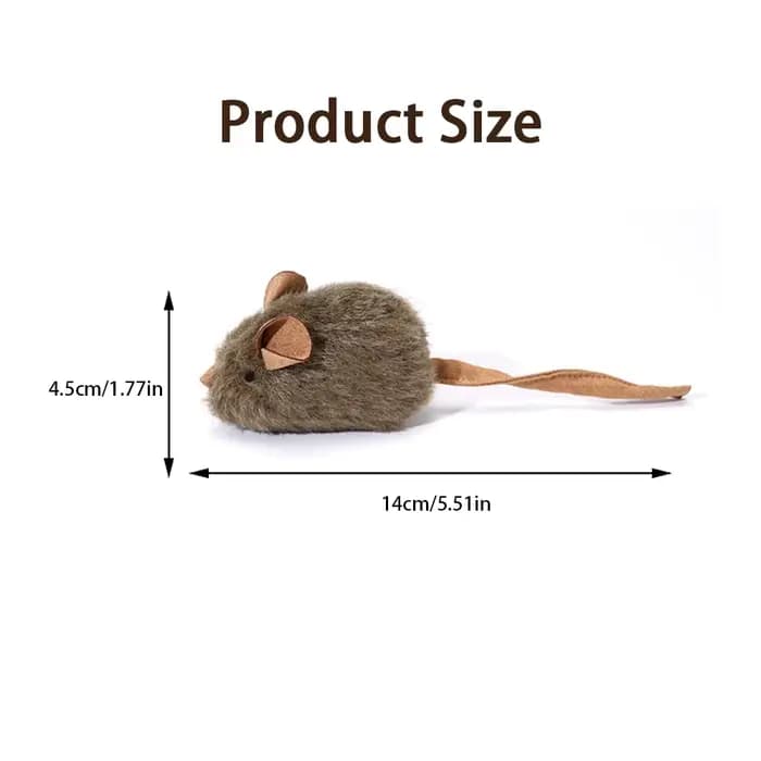 Jouet pour chat : Souris de simulation vocale