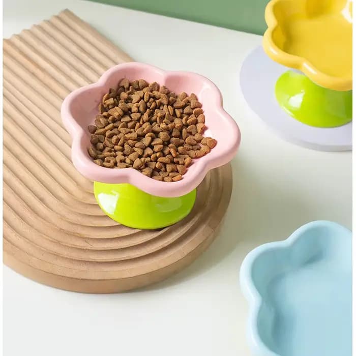 Bol surélevé en céramique pour chat