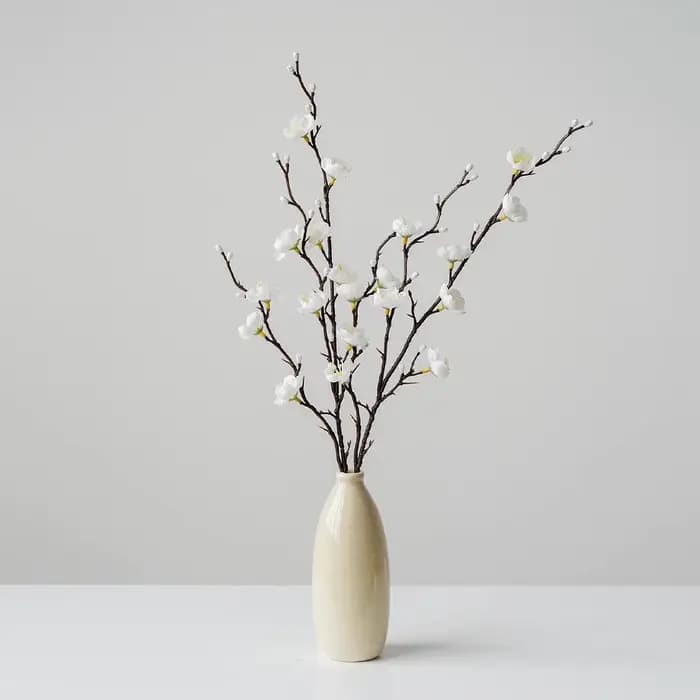 Fleur de prunier artificielle 21.7 pouces