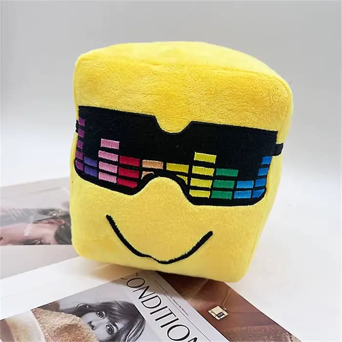 Jouets en peluche ensoleillé et melon