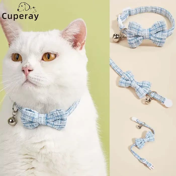 Collier à nœud réglable pour chat
