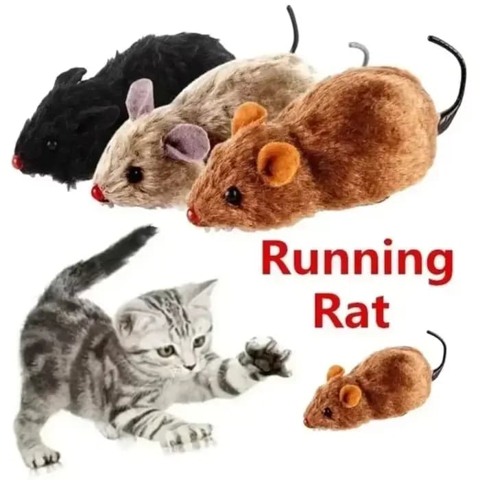 Souris en peluche réaliste et amusante