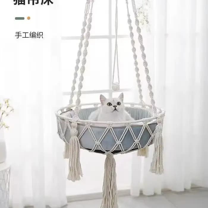 Perche de fenêtre pour chat d'hiver