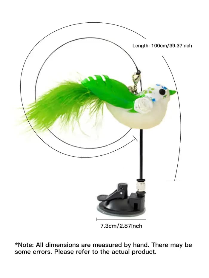 Jouet coule simulant un oiseau pour chat