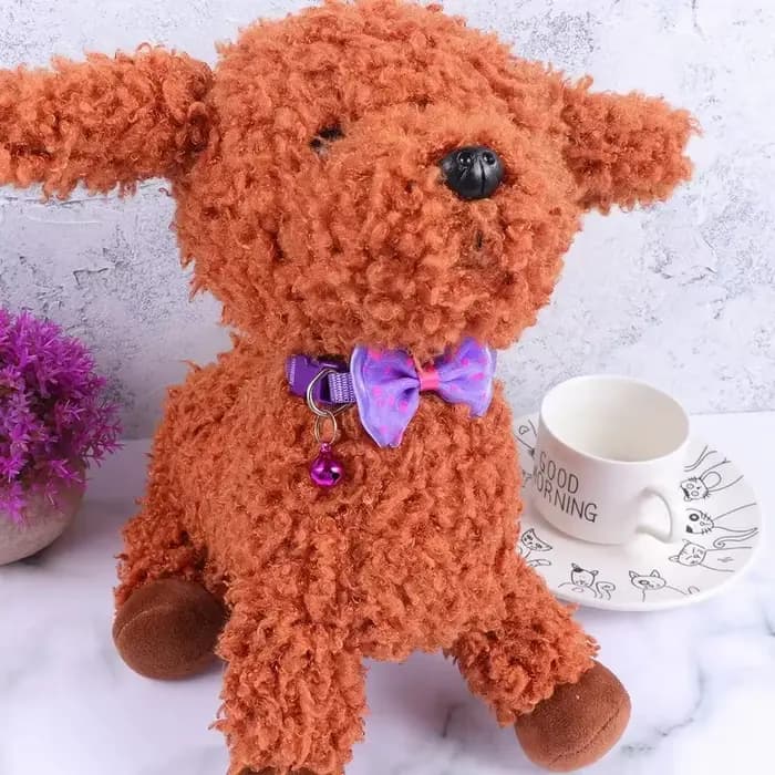 Collier pour chien et chat à nœud papillon tendance