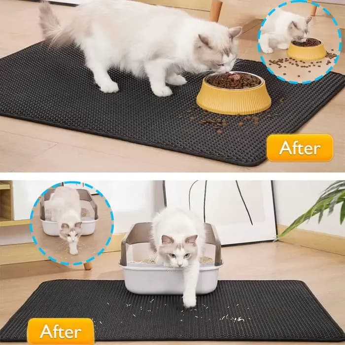 Litière imperméable pour chat