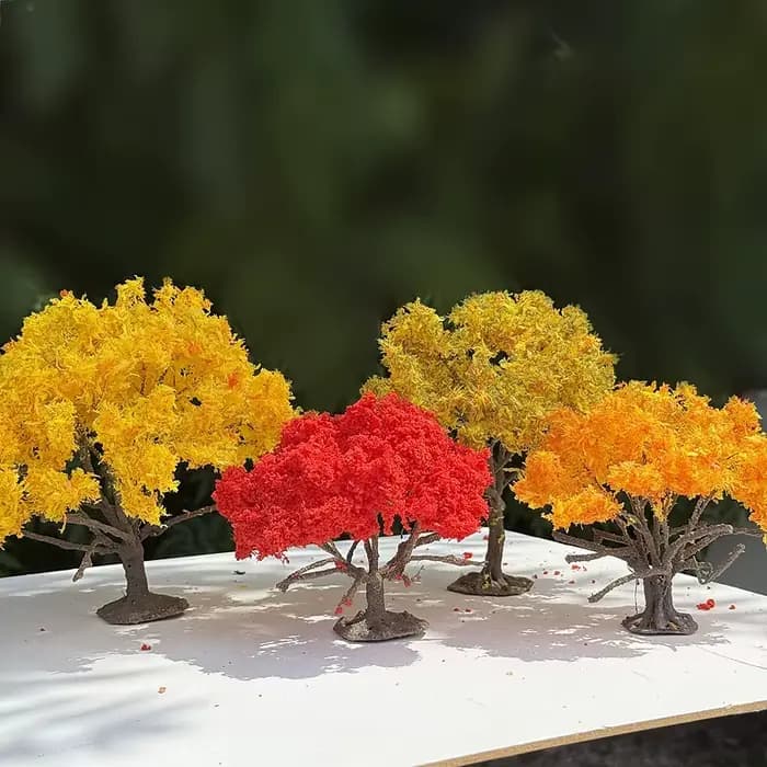 Modèle d'arbre miniature 10/15 cm pour micro-paysage