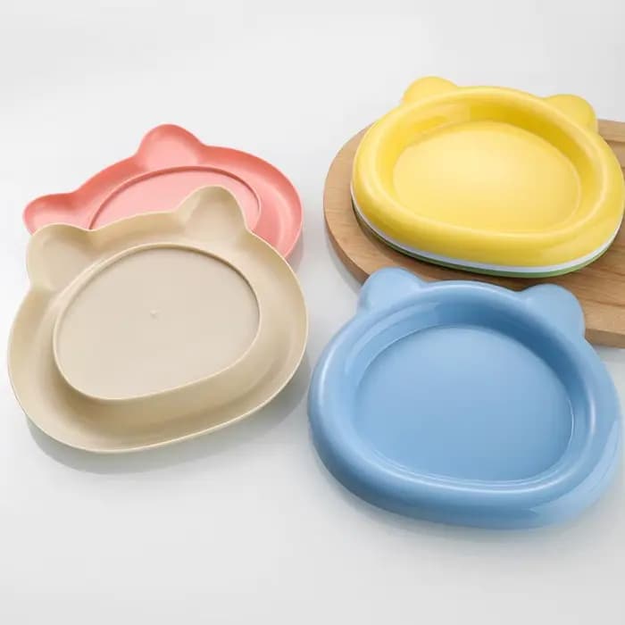 Bol pour chat en plastique en forme de chat