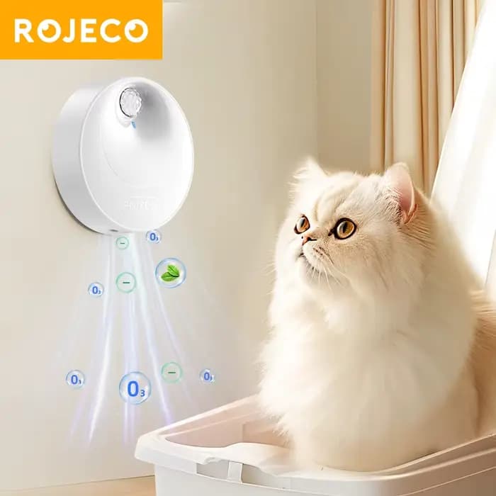ROJECO 4000mAh intelligent chat litière désodorisant automatique