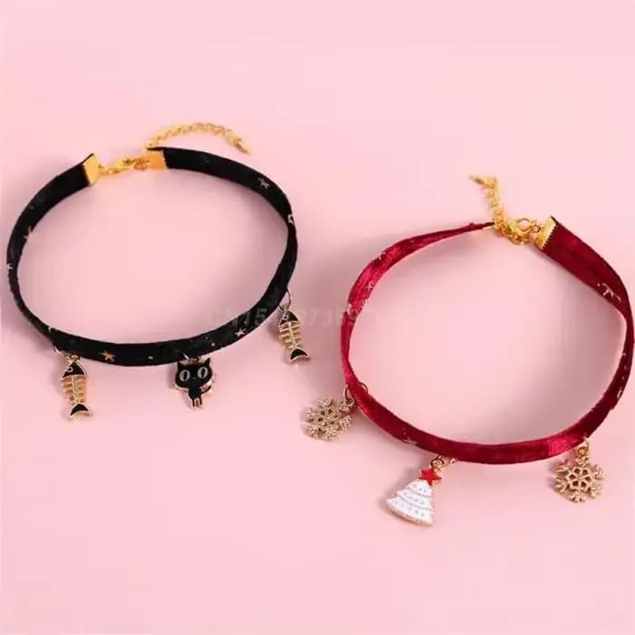 Collier de chat élastique simple et délicat