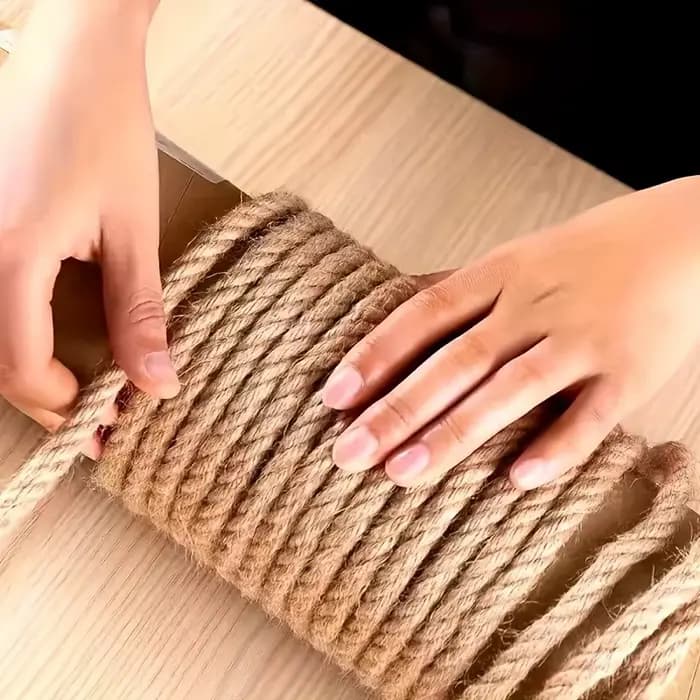 Corde en sisal naturel durable de 6 mm - Parfaite pour les griffoirs pour chats