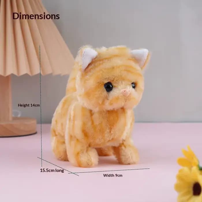 Jouet électrique en peluche pour chat