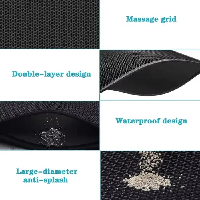 Tapis de litière pour chat avec cadeau