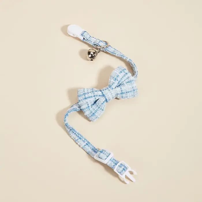 Collier à nœud réglable pour chat