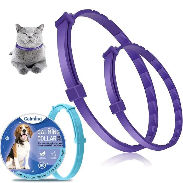Collier apaisant réglable pour chiens et chats