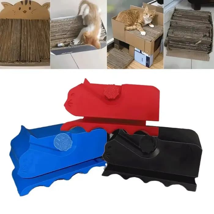 Cutter à carton pour griffoir pour chat