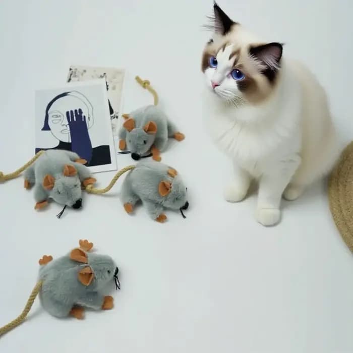 Jouet en peluche pour chat