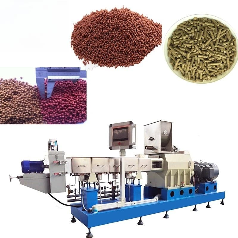 Machine de fabrication de granulés d'aliments secs flottants pour poissons, crevettes et poissons-chats, ligne de production d'aliments pour poissons d'aquarium