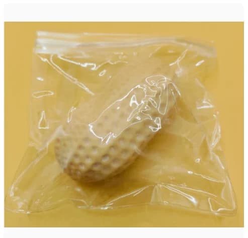 Balle anti-stress en forme de bloc de durian croustillant, faite à la main, avec son de craquement, jouet souple de décompression et de relaxation
