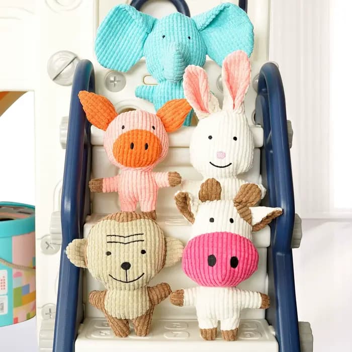 Jouets en peluche pour animaux de compagnie, couineur pour petits chiens, cochon mignon, éléphant, e