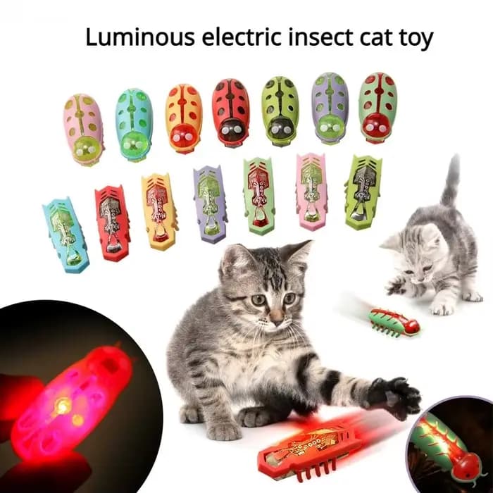 TJavier-Jouets lumineux pour animaux de compagnie, vers électriques, puzzle coule pour animaux de co