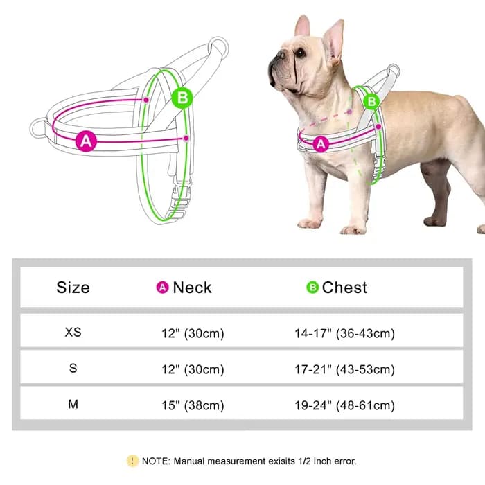GlaSoft réglable en nylon rembourré pour animaux de compagnie, chien, chat, extérieur, sans côtes, b