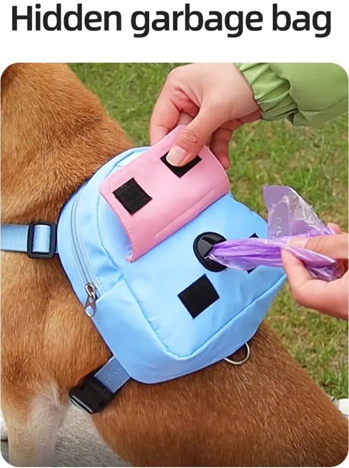Sac à dos SFP Shiba Inu pour petits chiens, cartable pour animaux de compagnie, grand espace, fourni