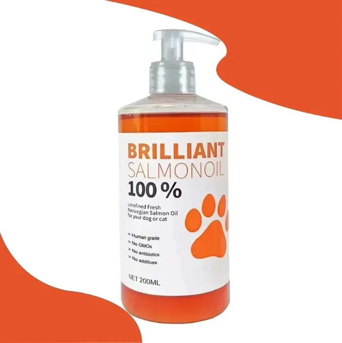 Huile de SALMON Pure brillante pour animaux de compagnie, 200ml, naturelle, sans traitement chimique